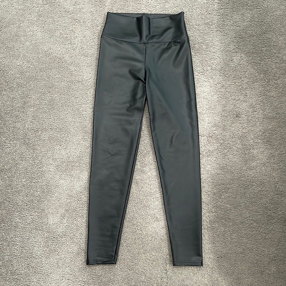 Size Small, Faux Leather Leggings